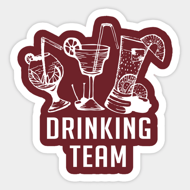 Drinking Team Sticker by amalya